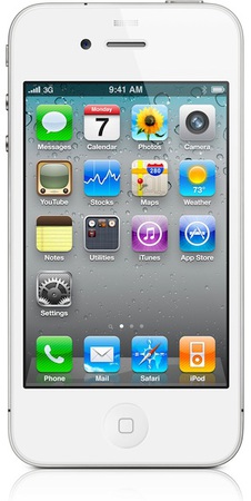 Смартфон APPLE iPhone 4 8GB White - Новокуйбышевск