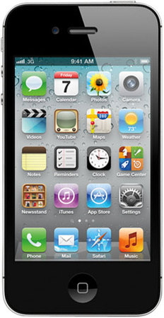 Смартфон APPLE iPhone 4S 16GB Black - Новокуйбышевск