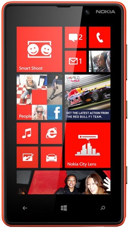 Смартфон Nokia Lumia 820 Red - Новокуйбышевск