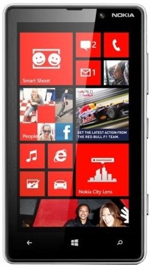 Смартфон Nokia Lumia 820 White - Новокуйбышевск