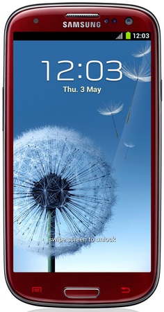 Смартфон Samsung Galaxy S3 GT-I9300 16Gb Red - Новокуйбышевск
